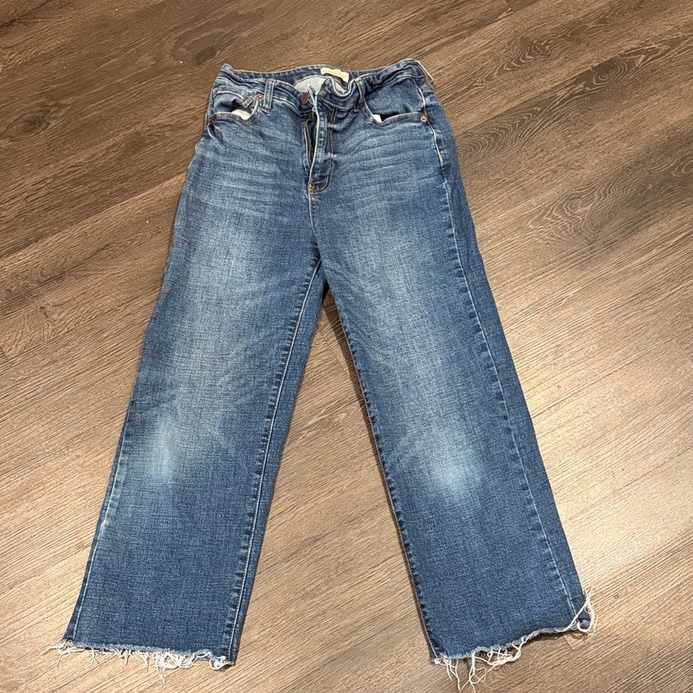 Denim Blue Wide Leg Women's Jeans